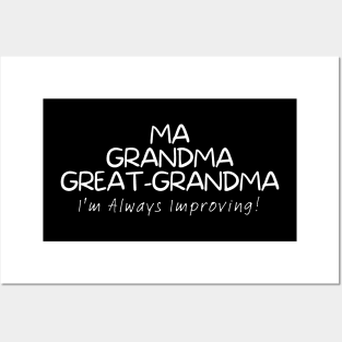 Best Grandma Ever Posters and Art